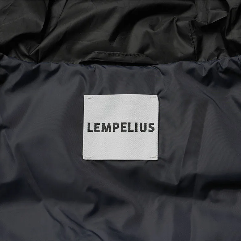 【138600円→69300円】LEMPELIUS レンペリウス ダウン メンズ ダウンコート ロングフーディー ポリエステル 644S27 1000 オーバーサイズ ダウンジャケット アウター