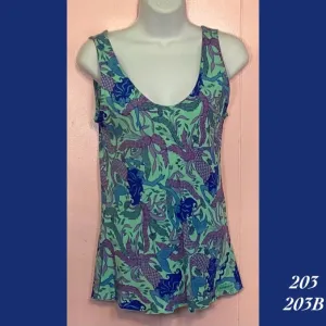 203 - 203B , Bias cut tank top