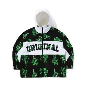 3D TRIPPY RB HOODED JACKET BLACK