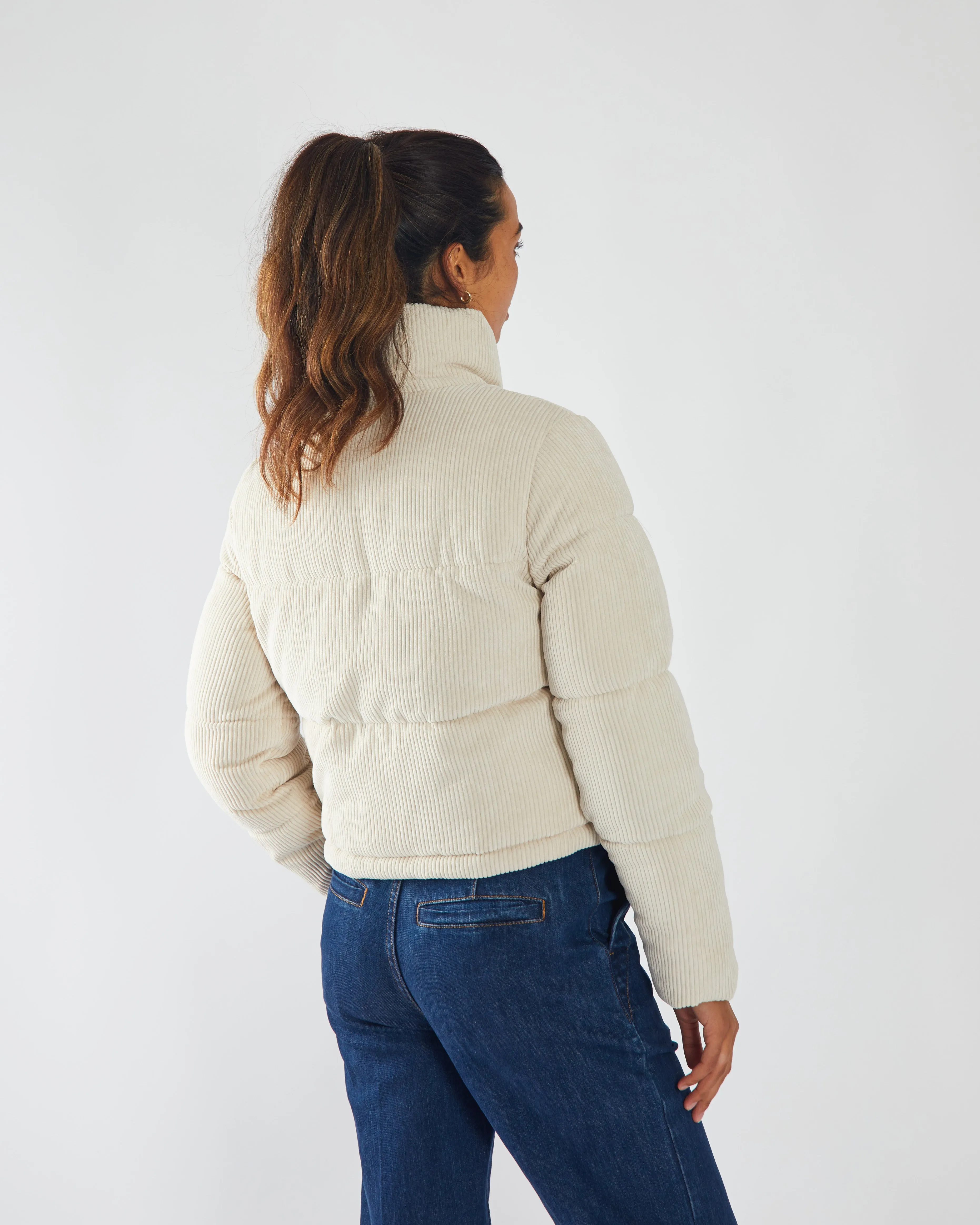 Abbey Jacket Stone White