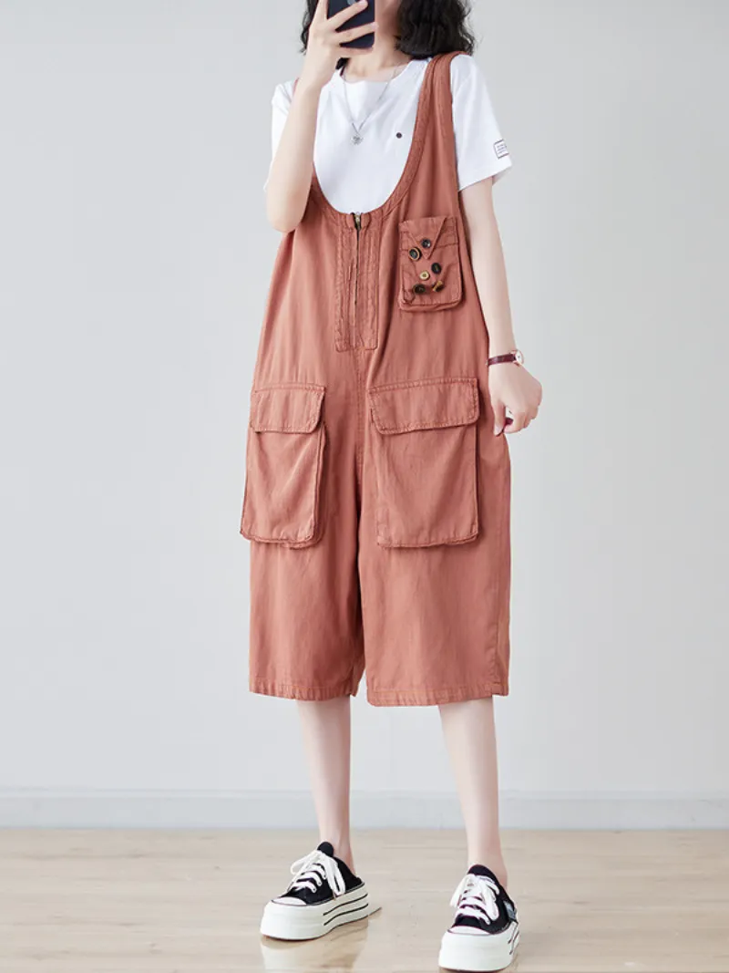 Adorable Women's Perfect for Outdoor Short Overalls