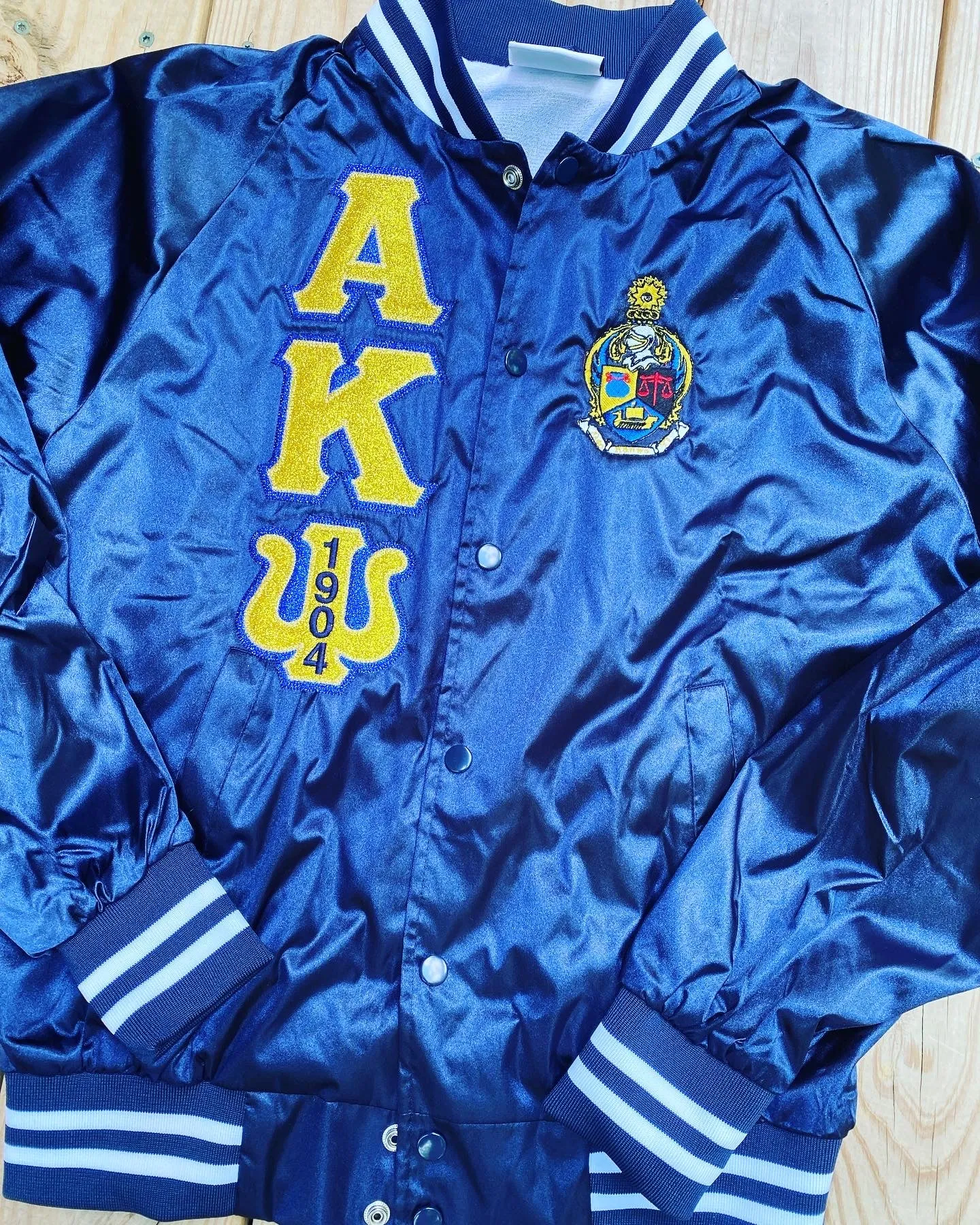 Alpha Kappa Psi - Satin Bomber Jacket