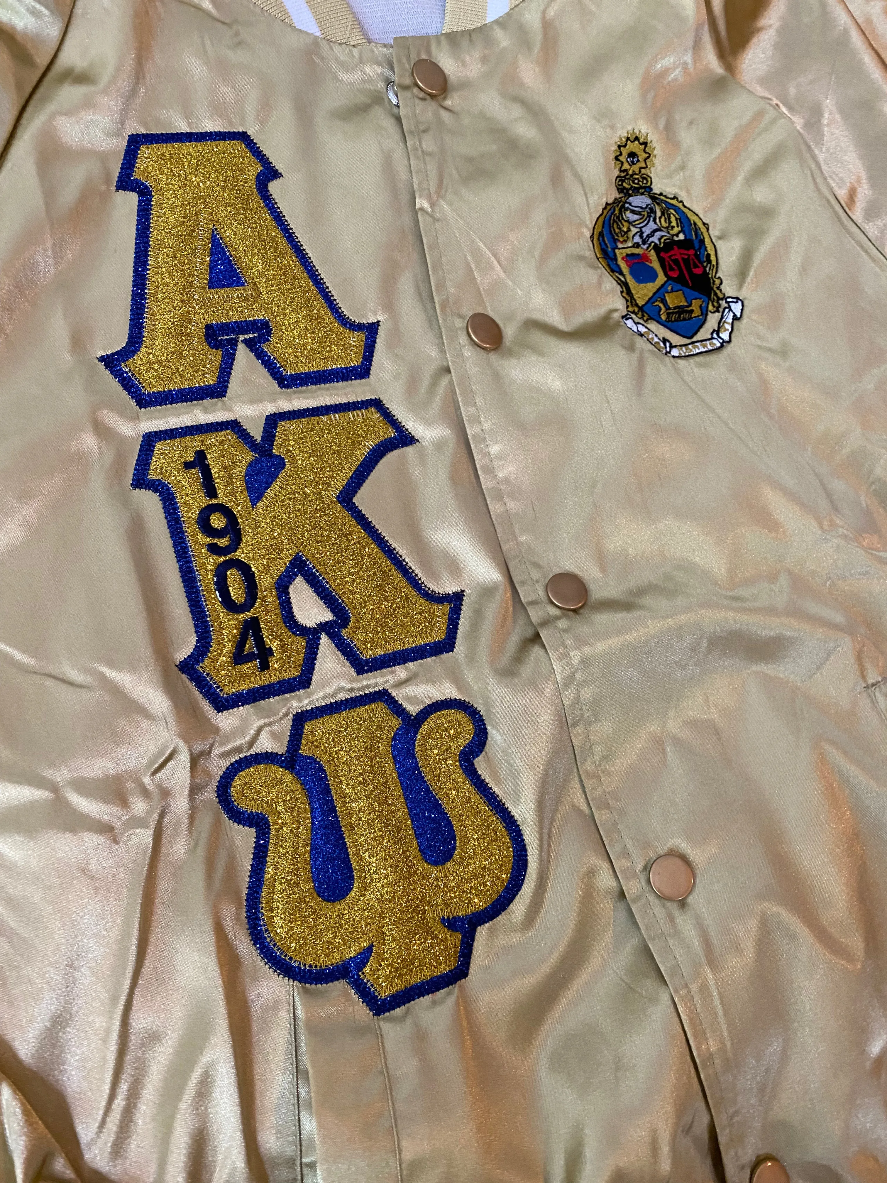 Alpha Kappa Psi - Satin Bomber Jacket