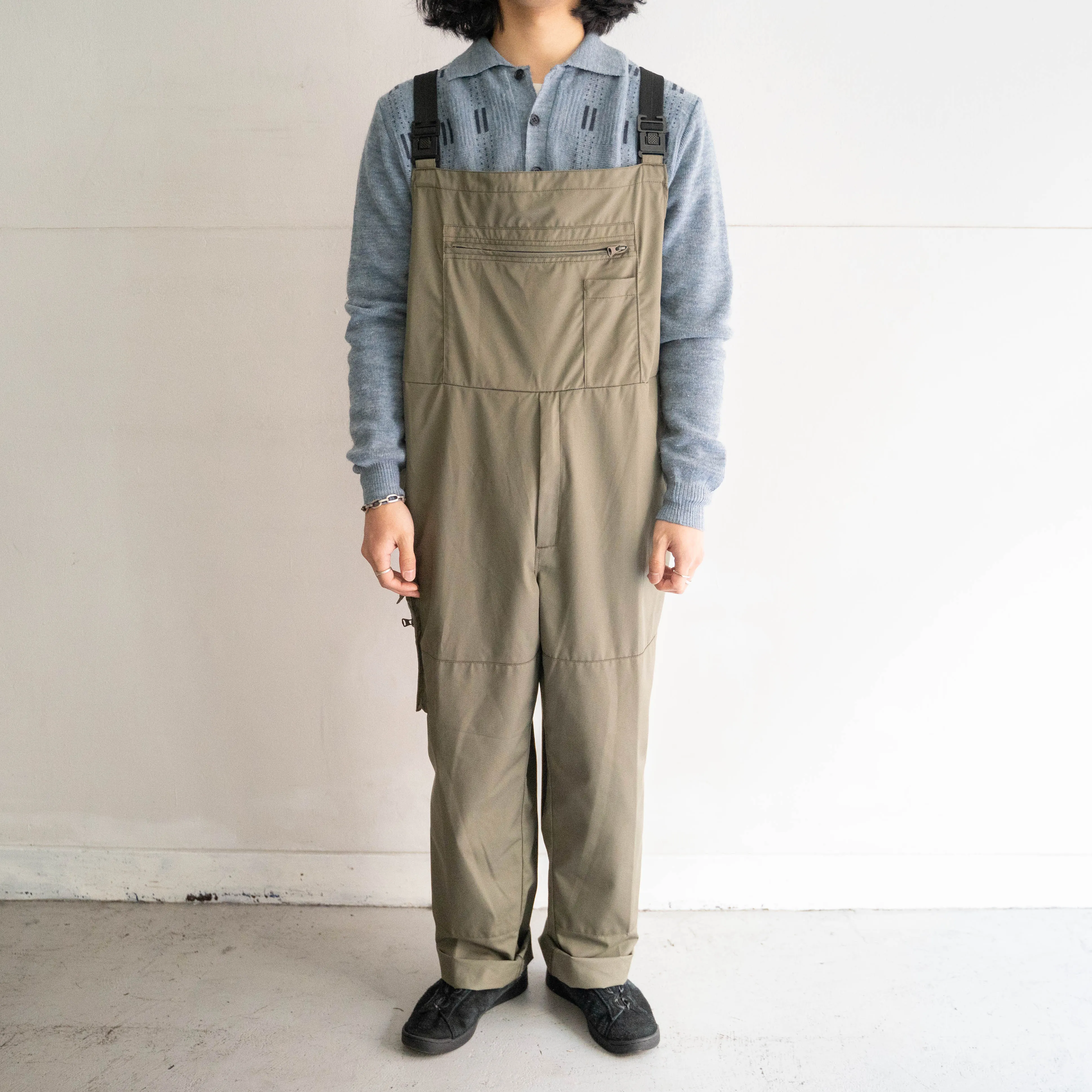 around 1990s Swiss military cotton × poly tech overall 'dead stock'