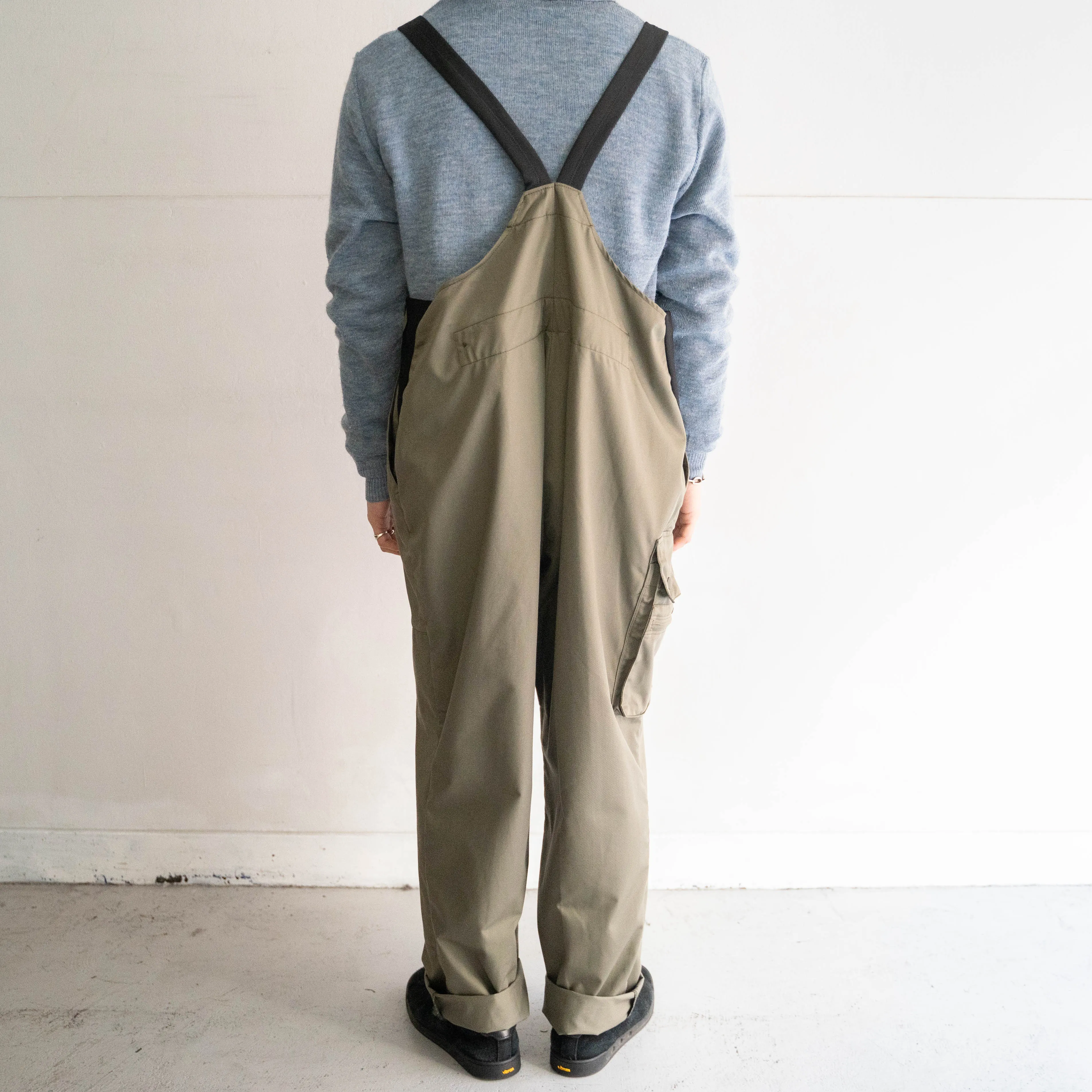 around 1990s Swiss military cotton × poly tech overall 'dead stock'