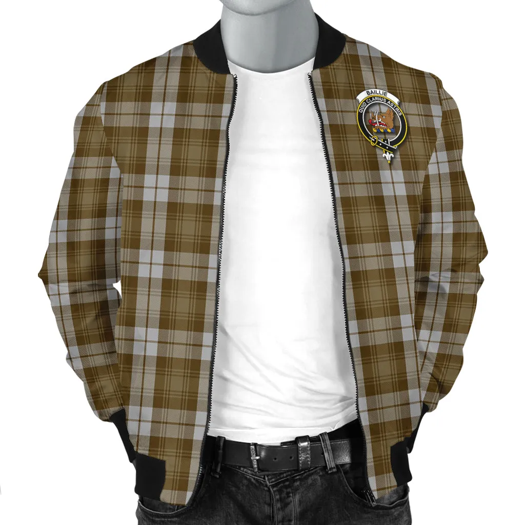 Baillie Dress Tartan Bomber Jacket with Family Crest