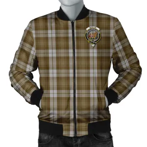 Baillie Dress Tartan Bomber Jacket with Family Crest