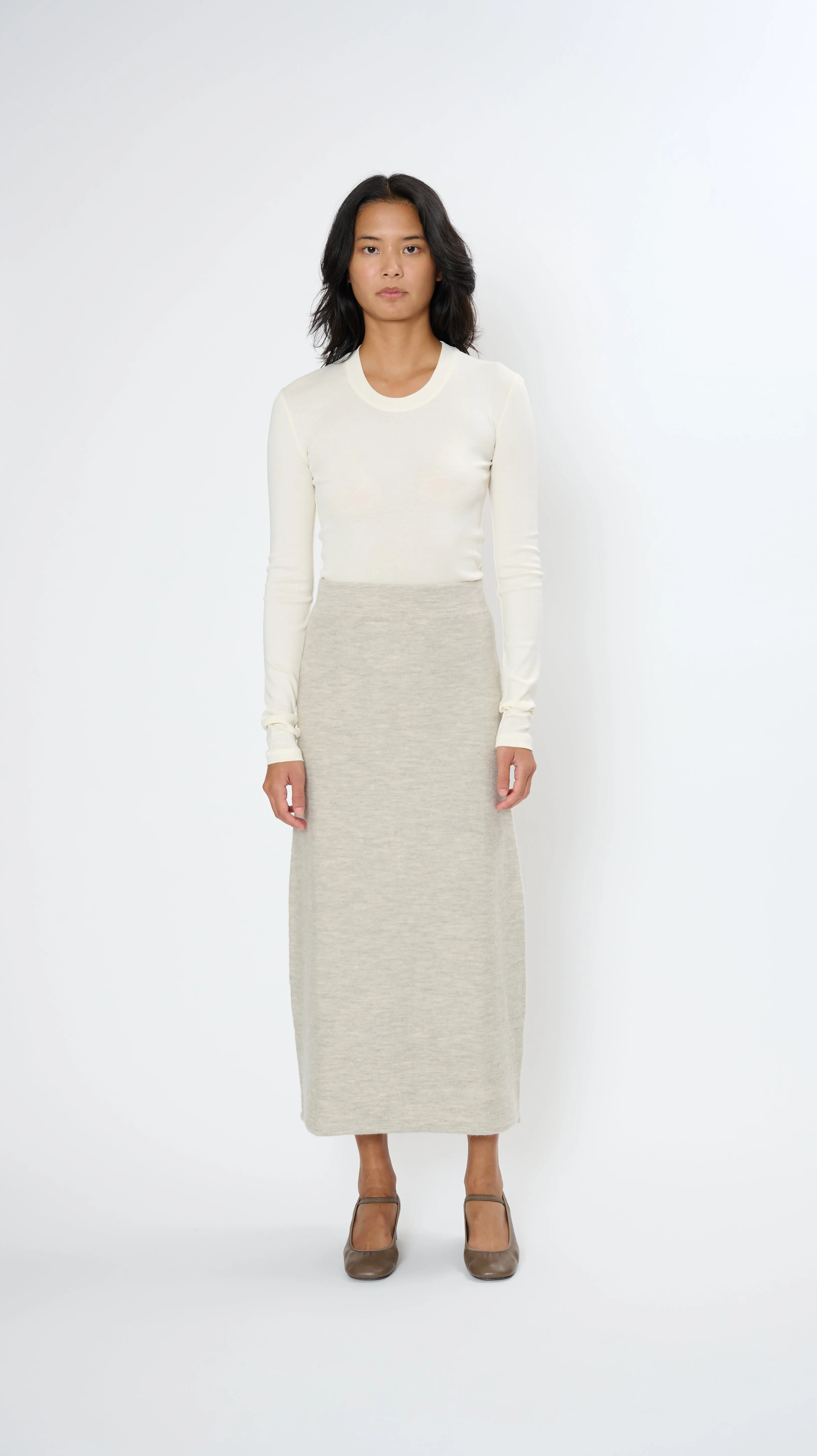 Bell Skirt in Carrara