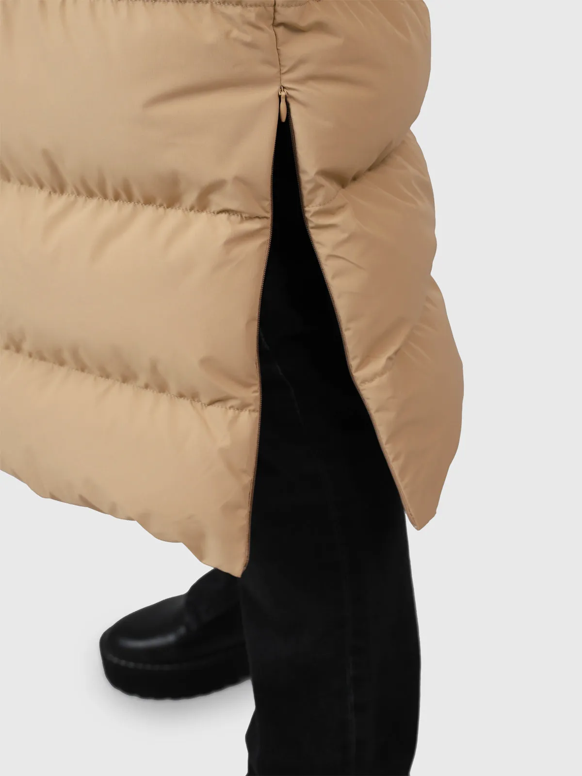 Bigsur Women Long Puffer Coat | Desert