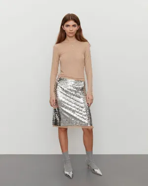 BIRGITTESW SKIRT - Silver