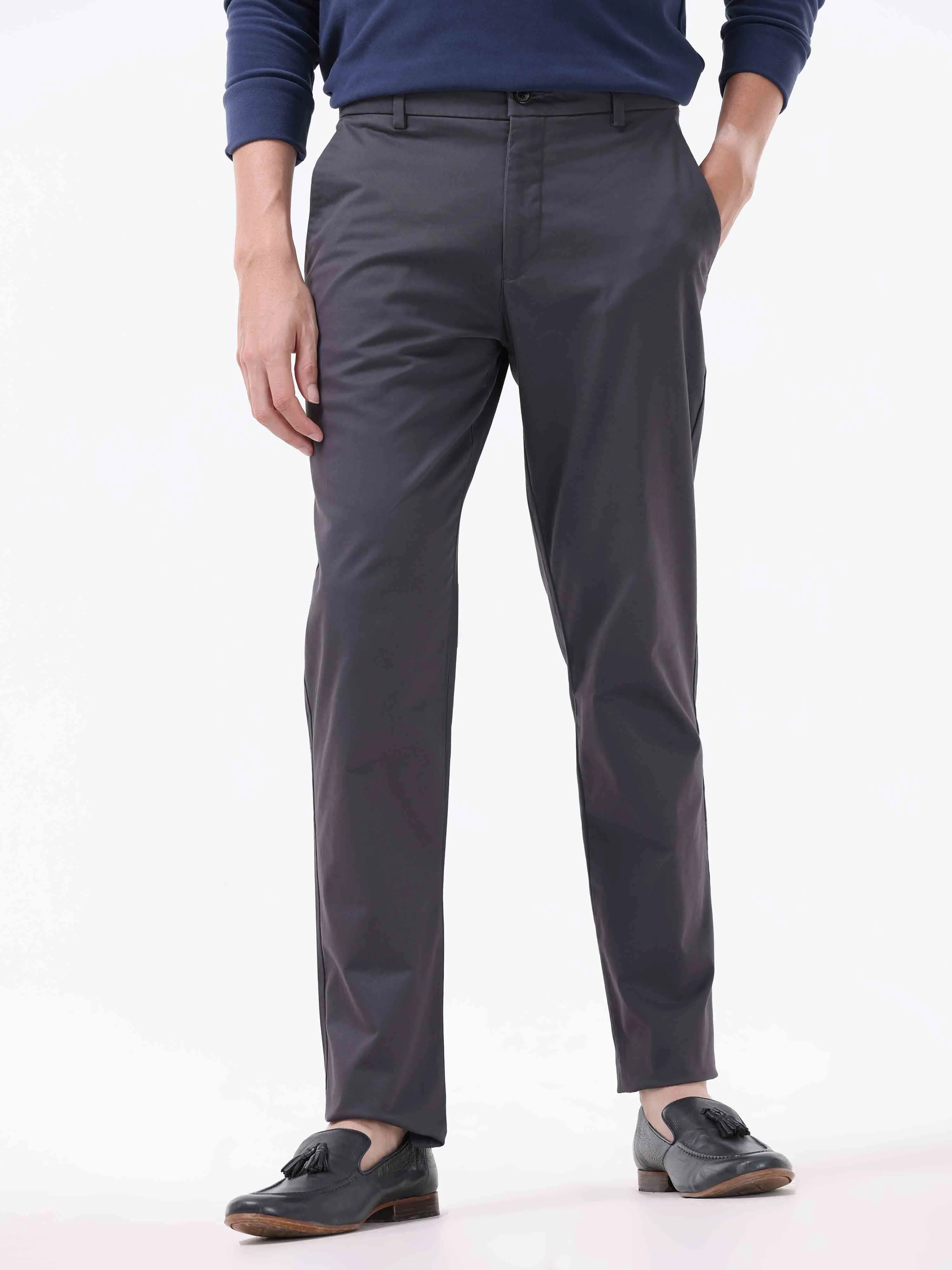 Broken Signature Dark Grey Chino