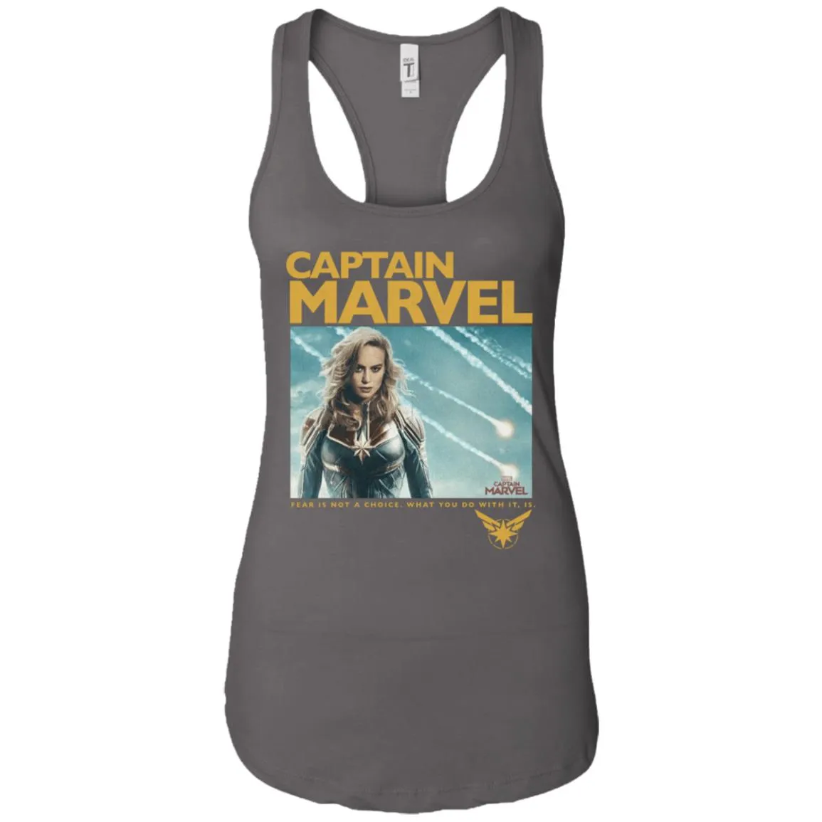 Captain Marvel Vintage Movie Poster Style Women Tank Top