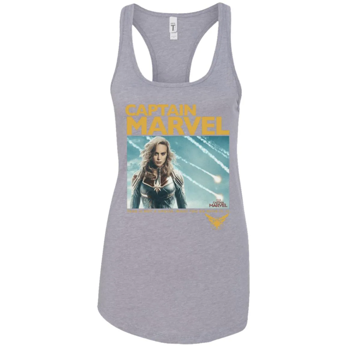 Captain Marvel Vintage Movie Poster Style Women Tank Top