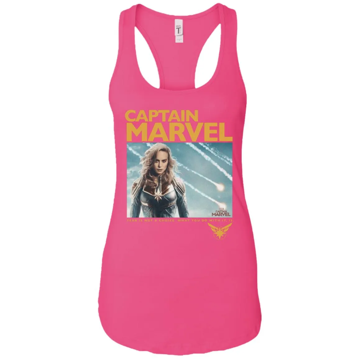 Captain Marvel Vintage Movie Poster Style Women Tank Top