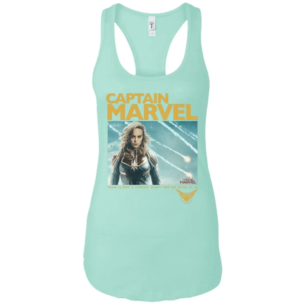 Captain Marvel Vintage Movie Poster Style Women Tank Top