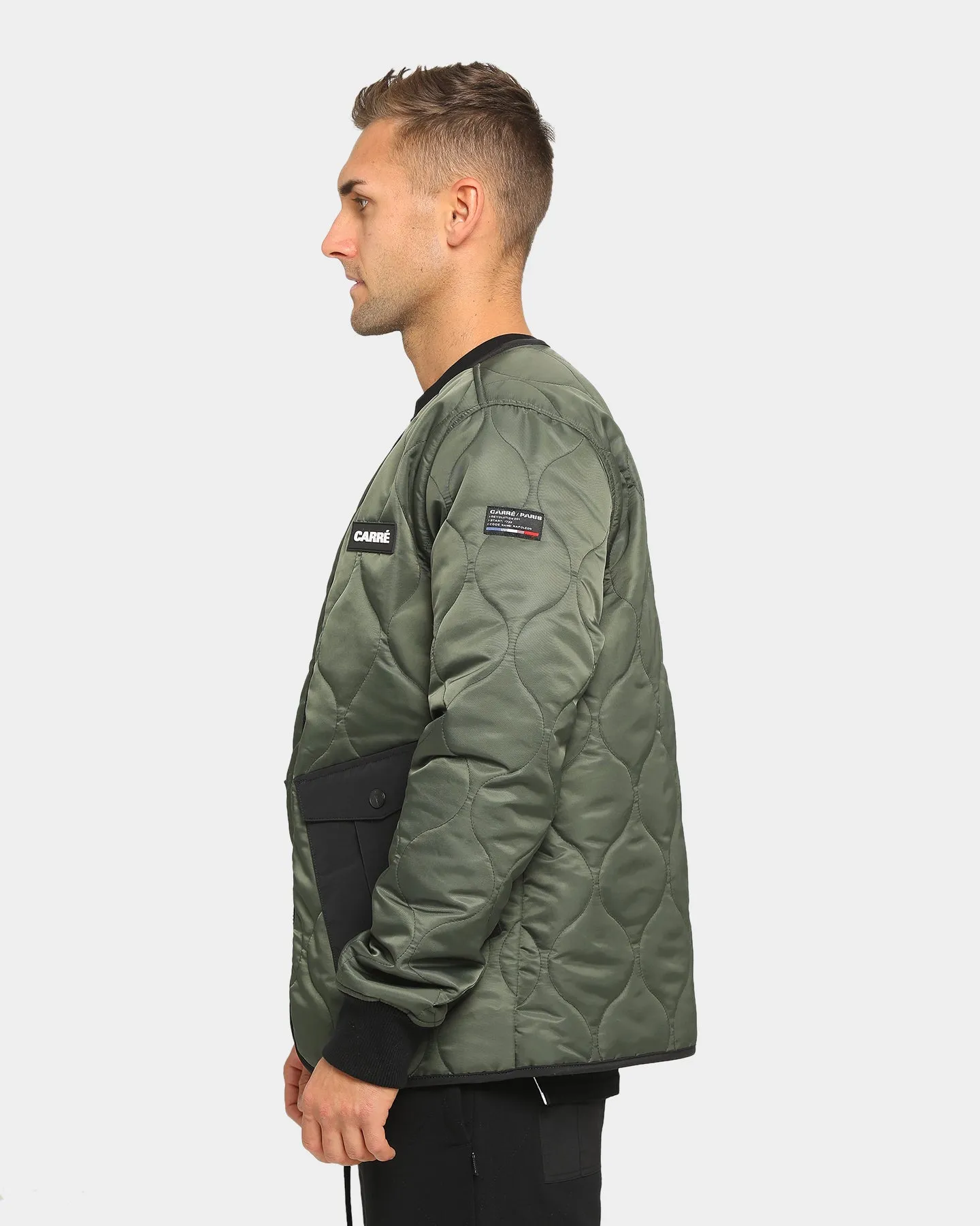 Carré Roadman Quilted Jacket Army Green