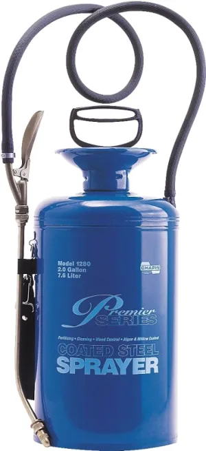 CHAPIN Premier Pro 1280 Compression Sprayer, 2 gal Tank, Steel Tank, 42 in L Hose, Blue :EA: QUANTITY: 1