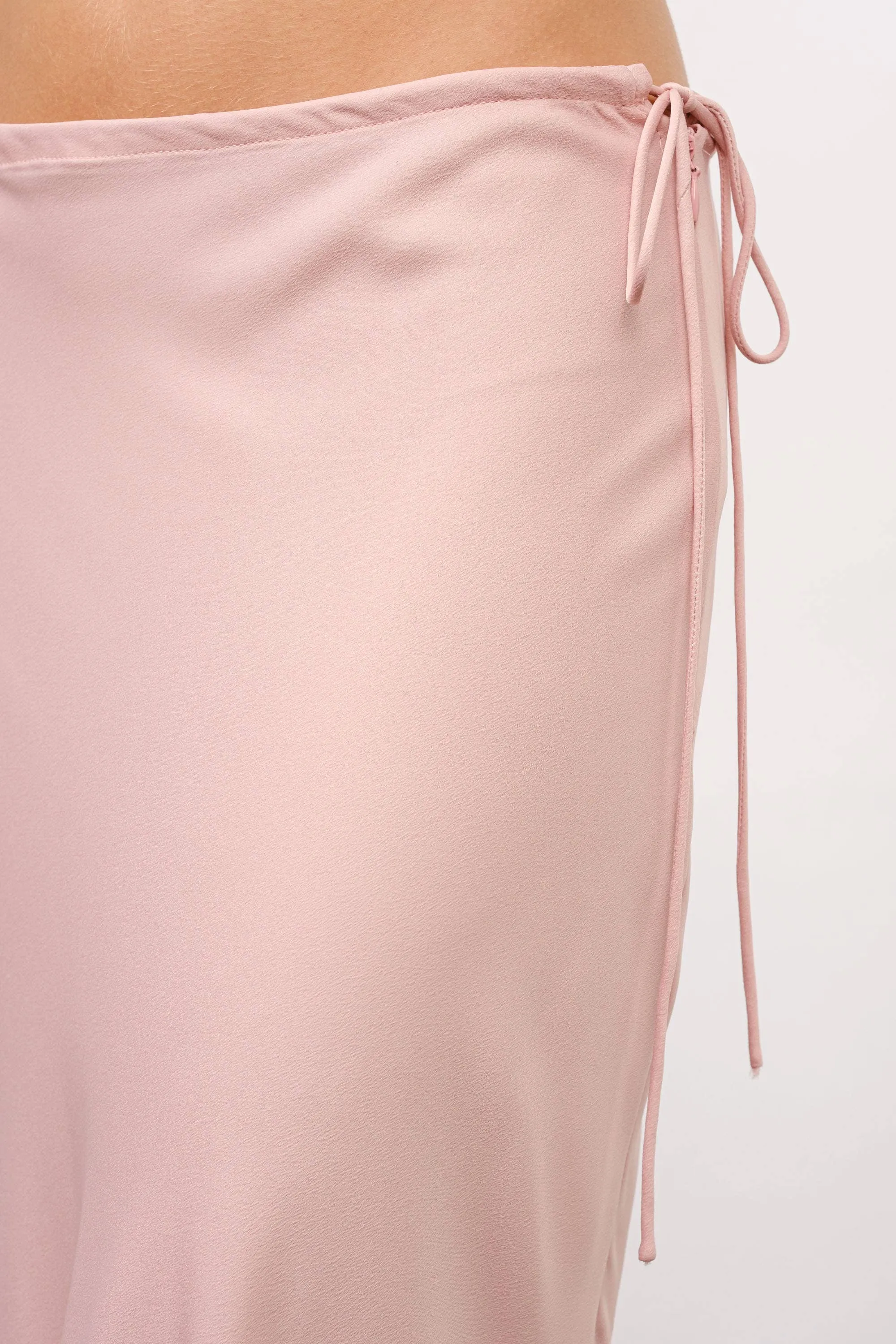 Christy Bias Midi Skirt - Pink Quartz