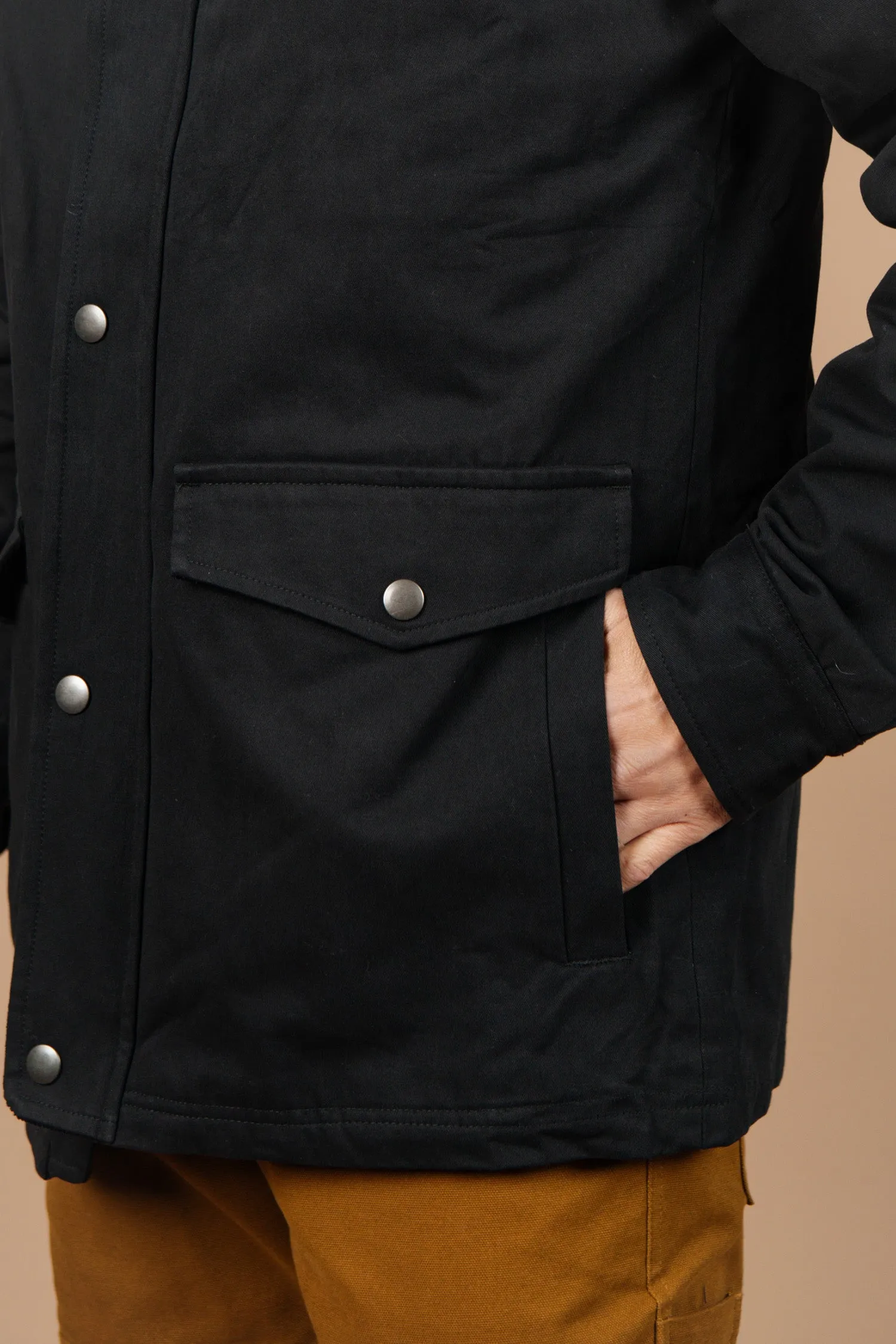 Dorset Barn Jacket / Black Canvas