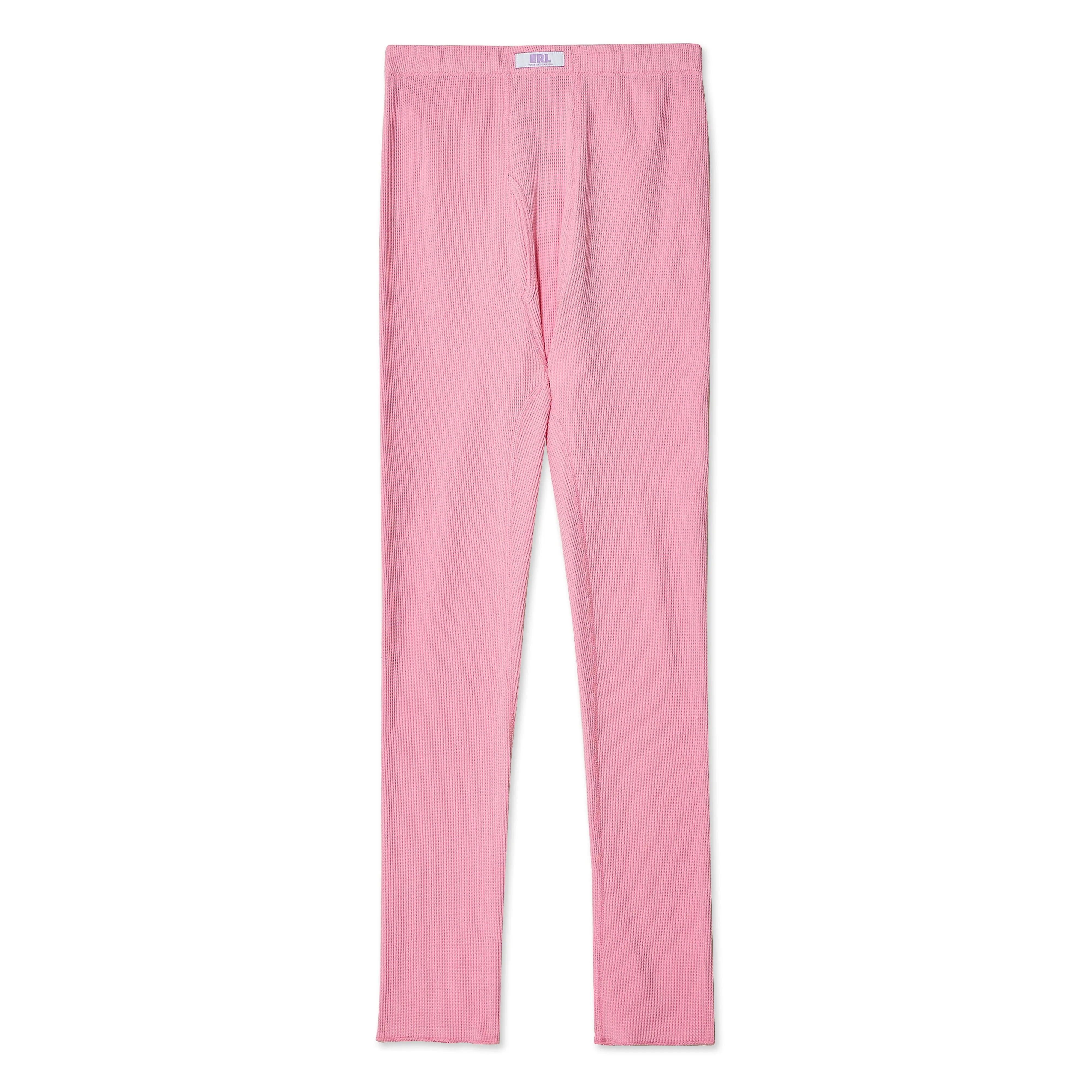 ERL - Men's Printed Waffle Long Johns - (Pink)