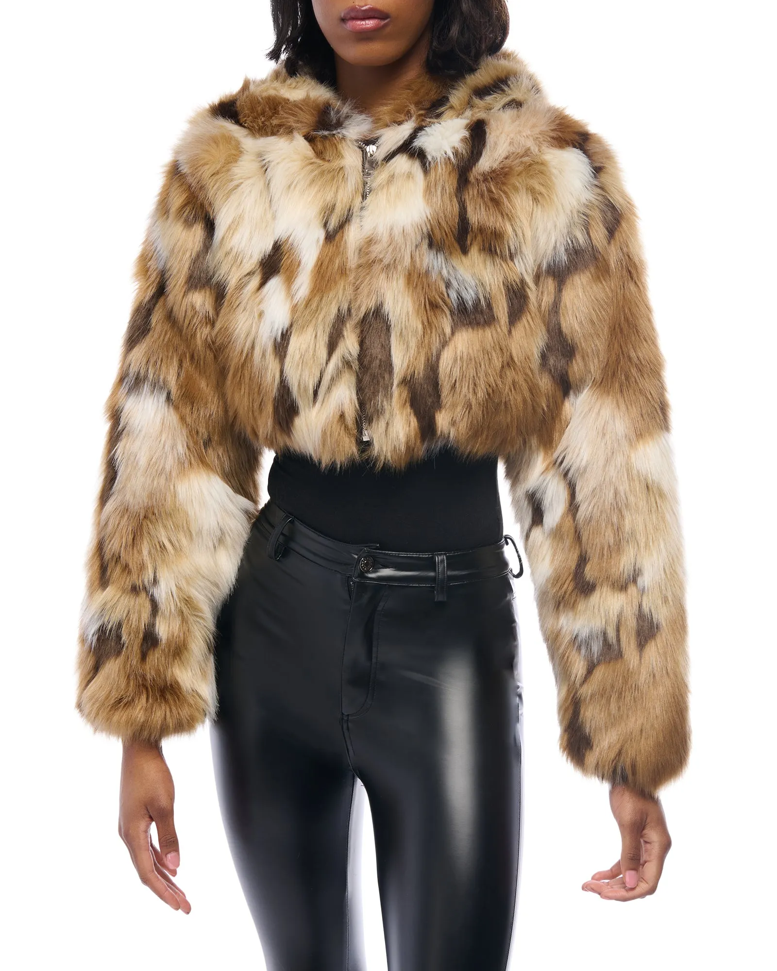 FENNEC-FUR FAUX FUR JACKET