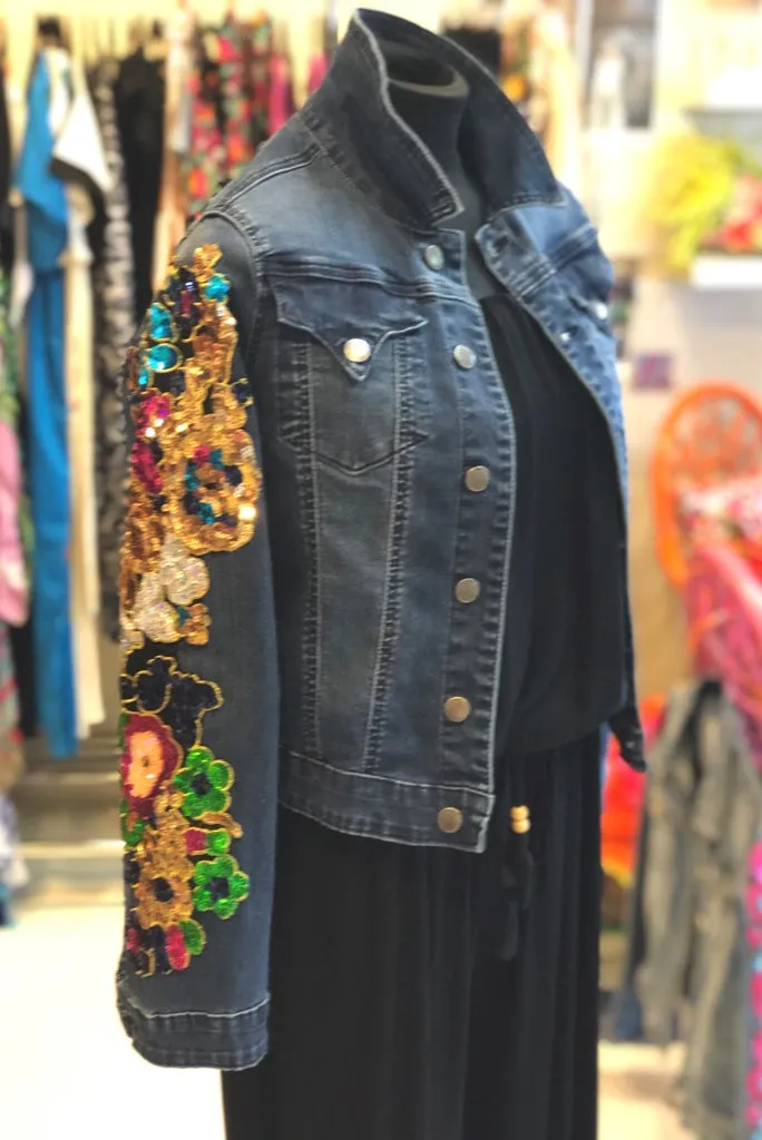 Florida Sequinned Sleeve Jacket