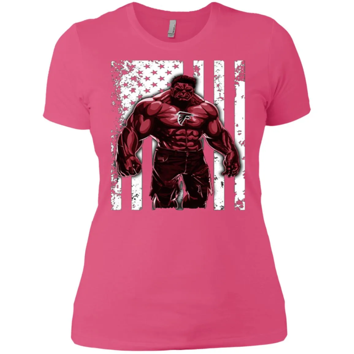 Giants Hulk Atlanta Falcons Nfl T-shirt Women Cotton T-Shirt