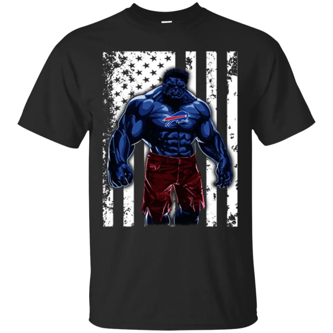 Giants Hulk Buffalo Bills Nfl T-shirt Men Cotton T-Shirt