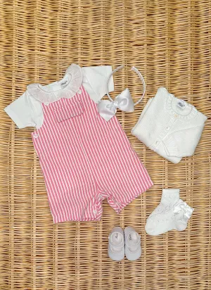 Girly Stripes Overall