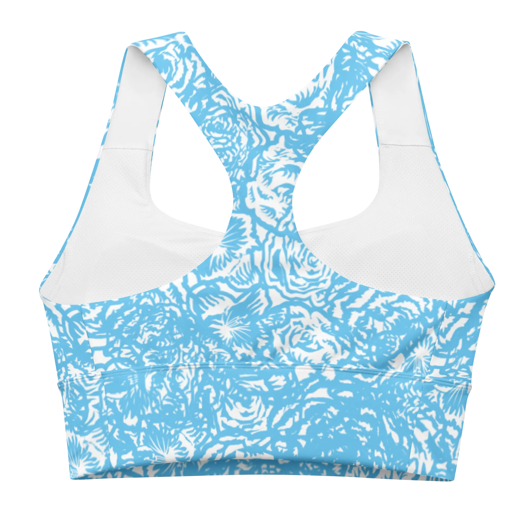 God's Louloudia Blue Longline sports bra