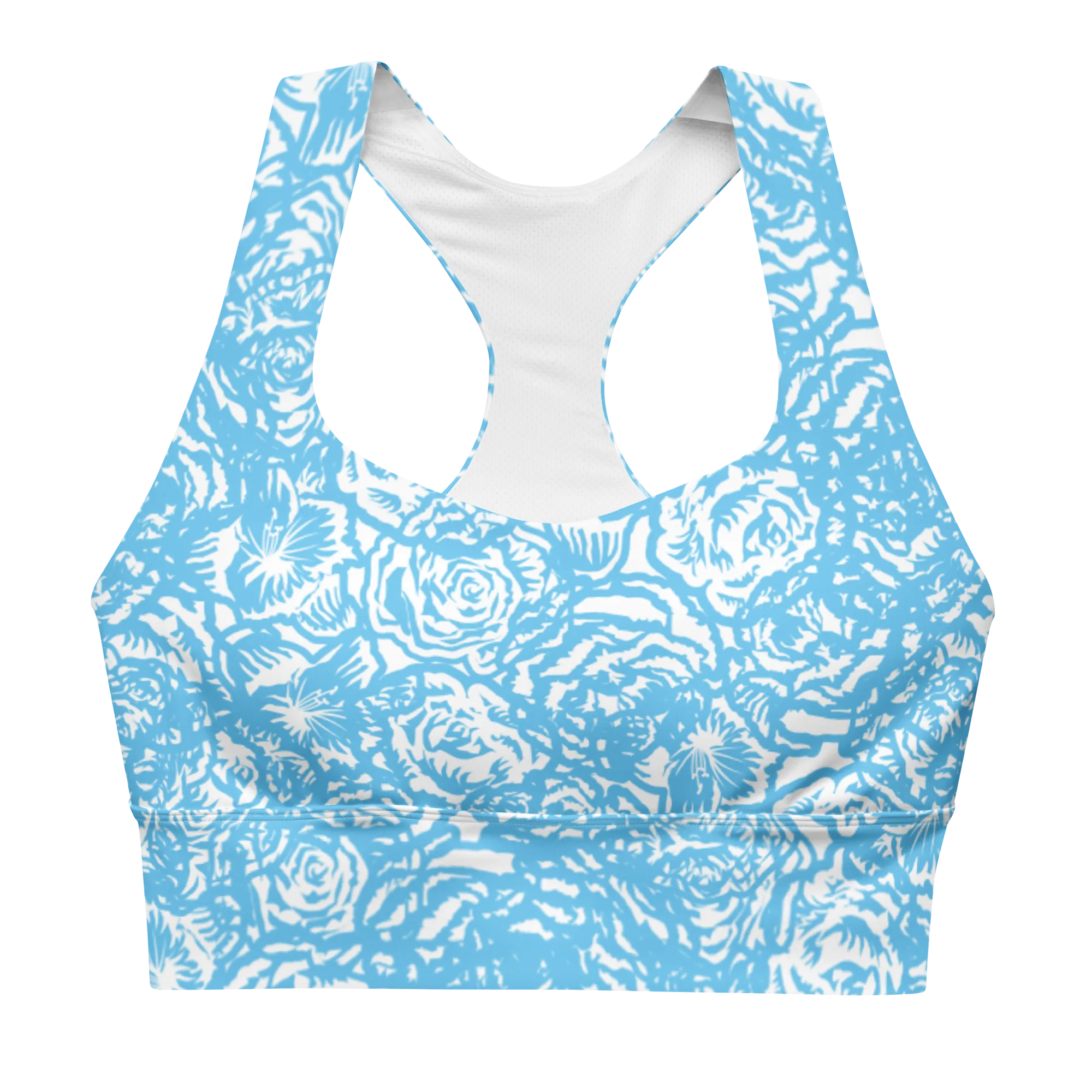 God's Louloudia Blue Longline sports bra