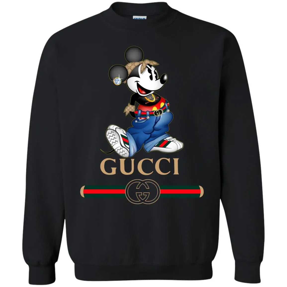 Gucci T-shirt Mouse Mickey Cartoon T-shirt Crewneck Pullover Sweatshirt