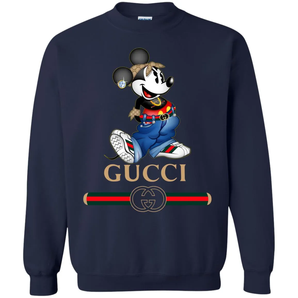 Gucci T-shirt Mouse Mickey Cartoon T-shirt Crewneck Pullover Sweatshirt