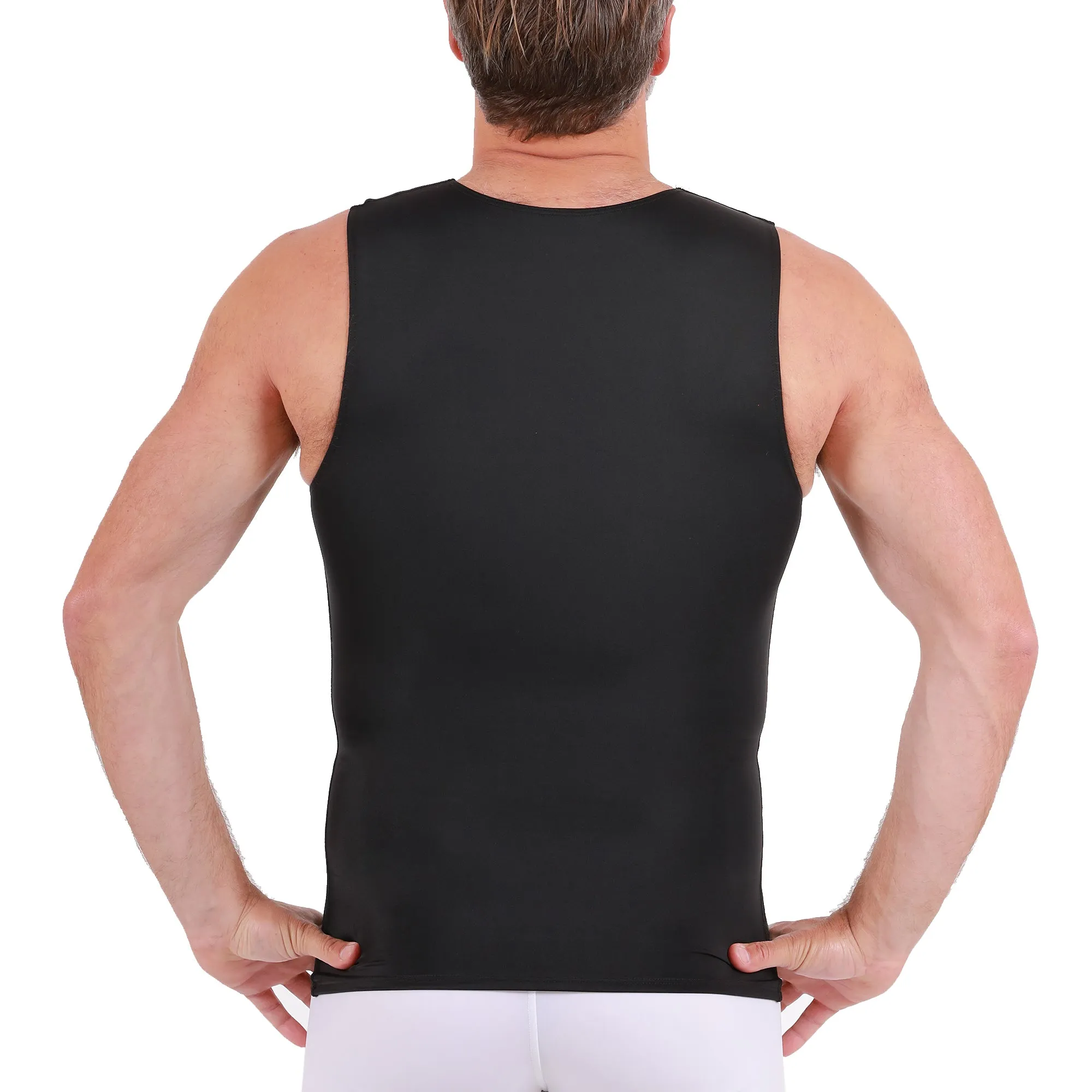 Insta Slim Big & Tall Compression V-Neck Tank VS00N1BT