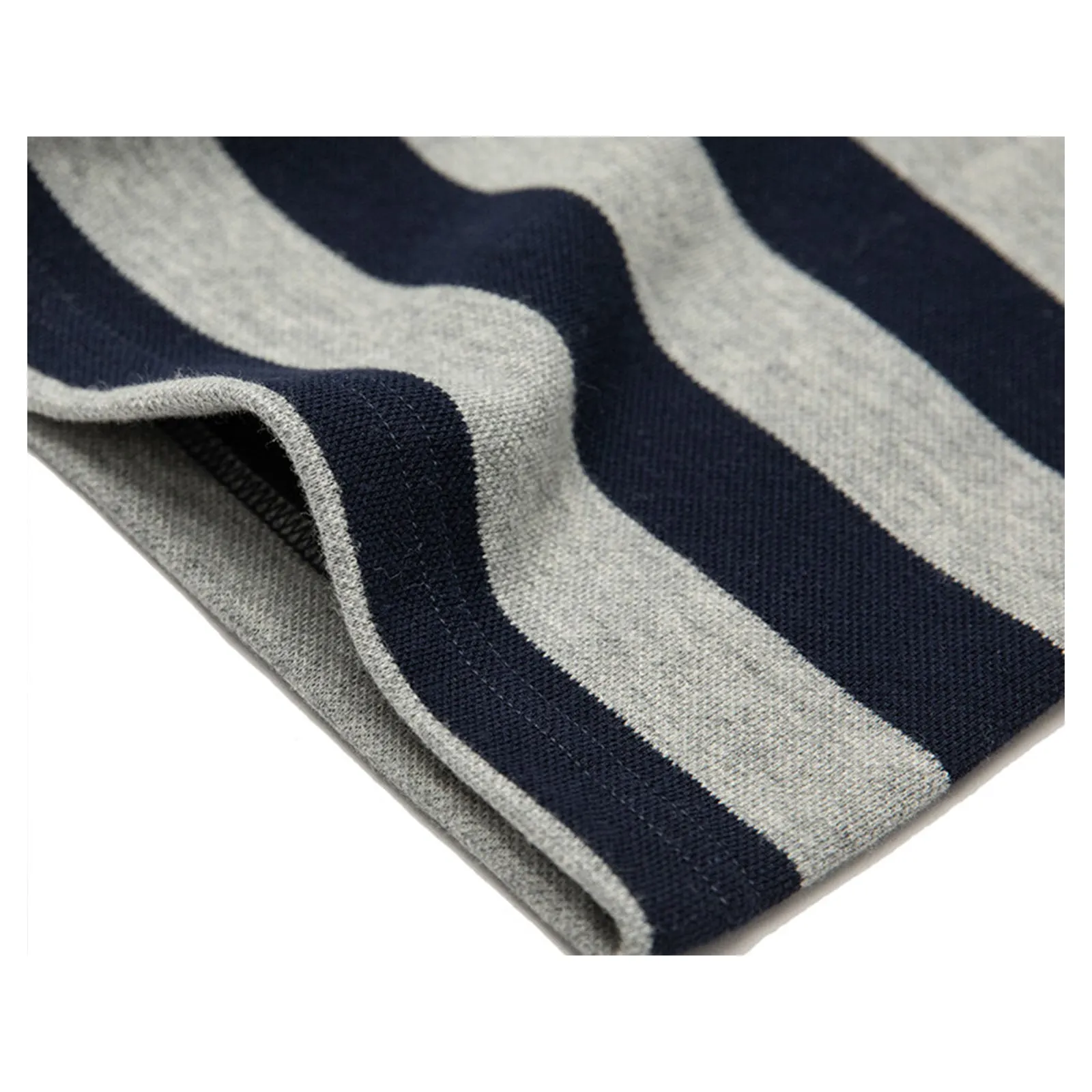 Japanese Striped Polo Pullover Men's T-shirt