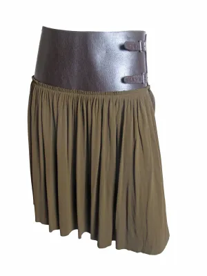 JEAN PAUL GAULTIER Skirt Leather Band