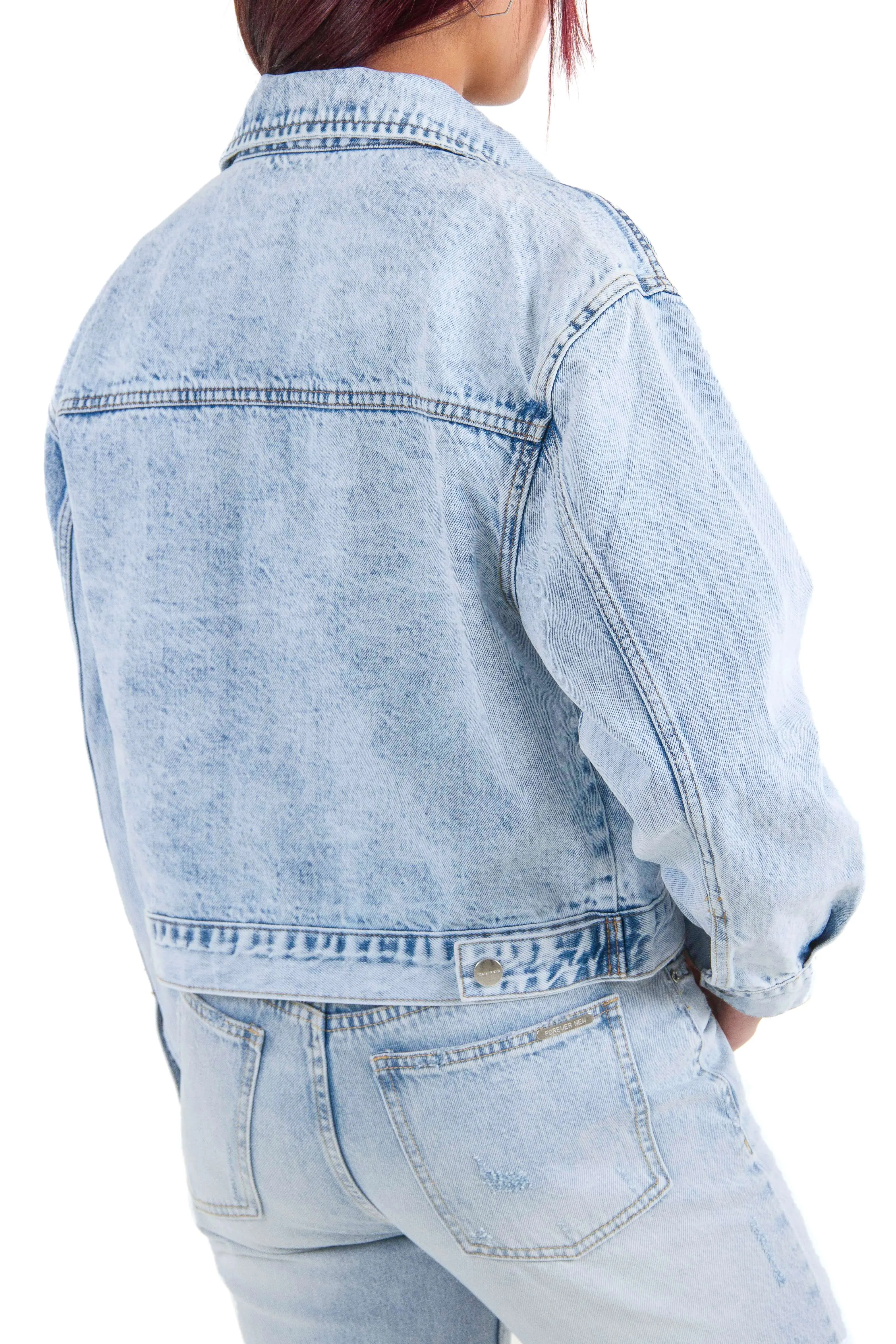 Josie Cropped Denim Jacket