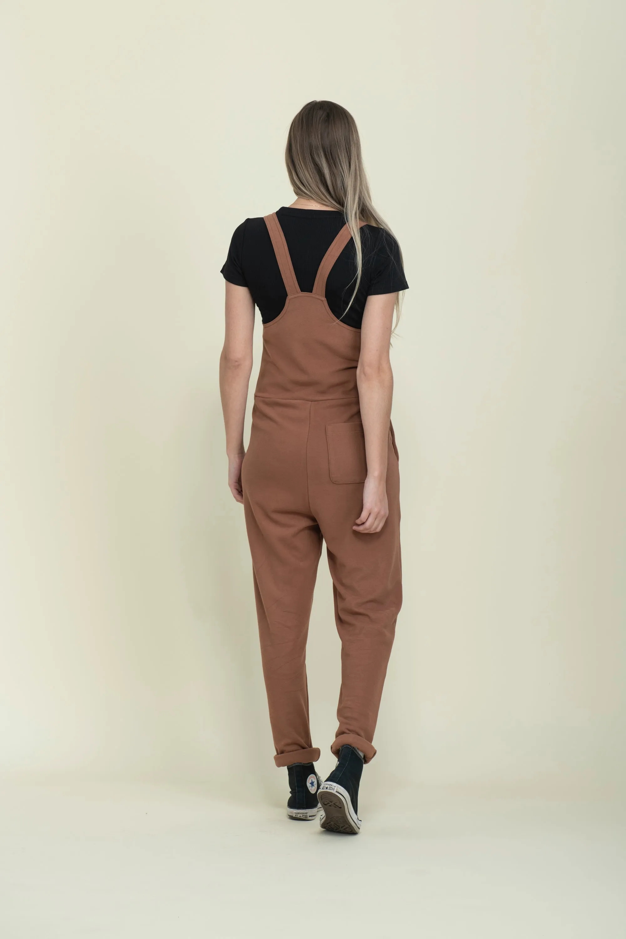 Kay-Brushed Jersey Overall