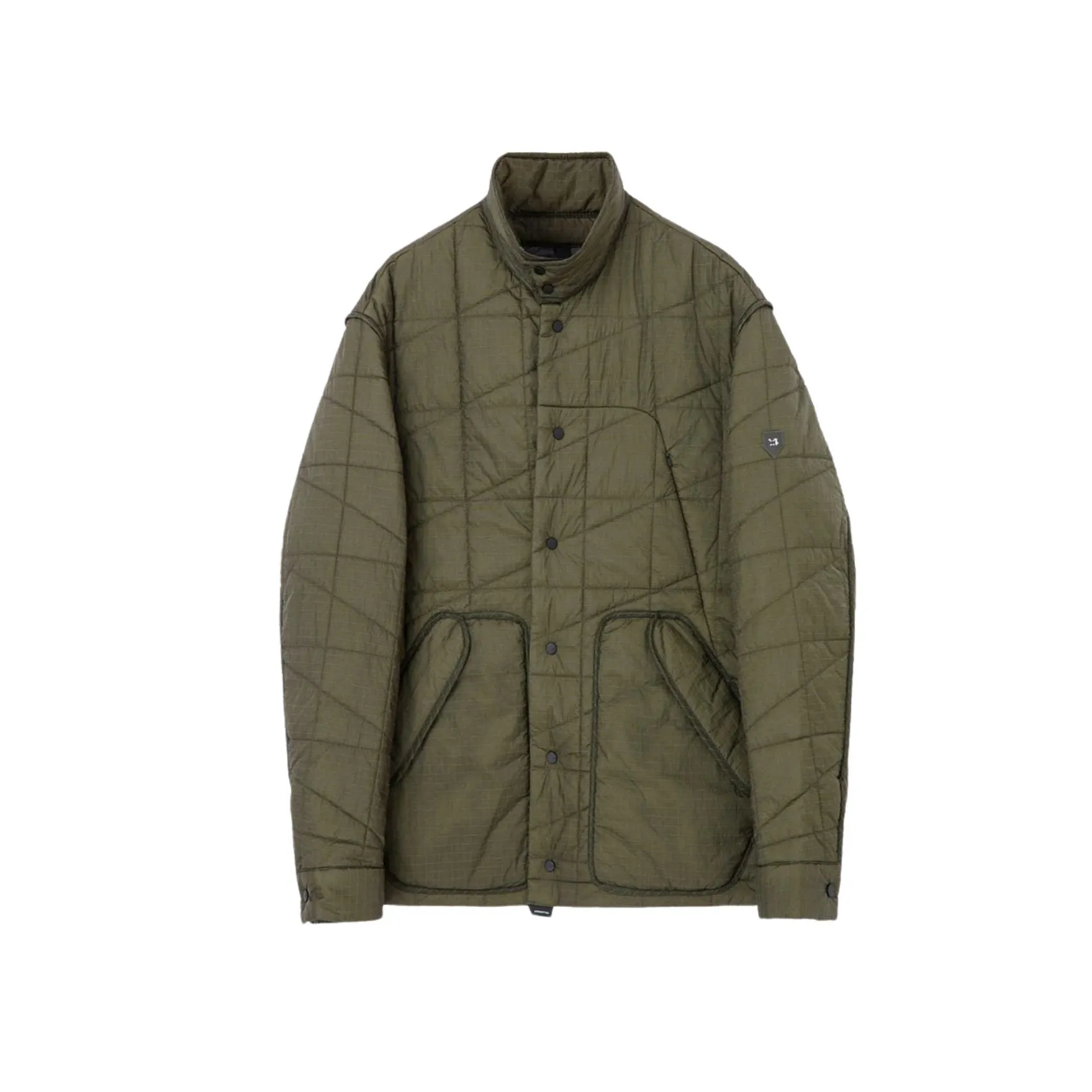 Kepler Quilted Overshirt - Dark Green