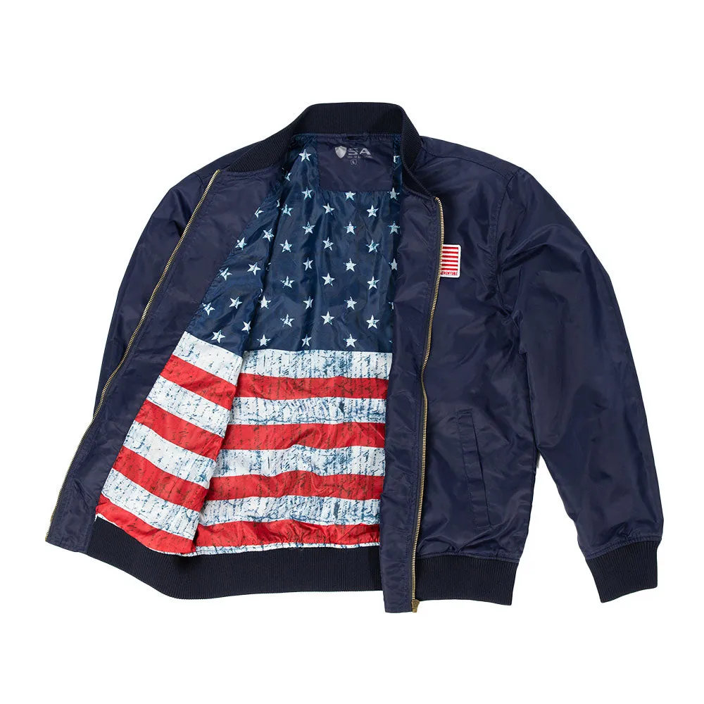 Limited Edition Bomber Jacket | Party in the USA | Navy