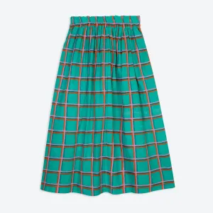 Lowie Aqua Check Skirt