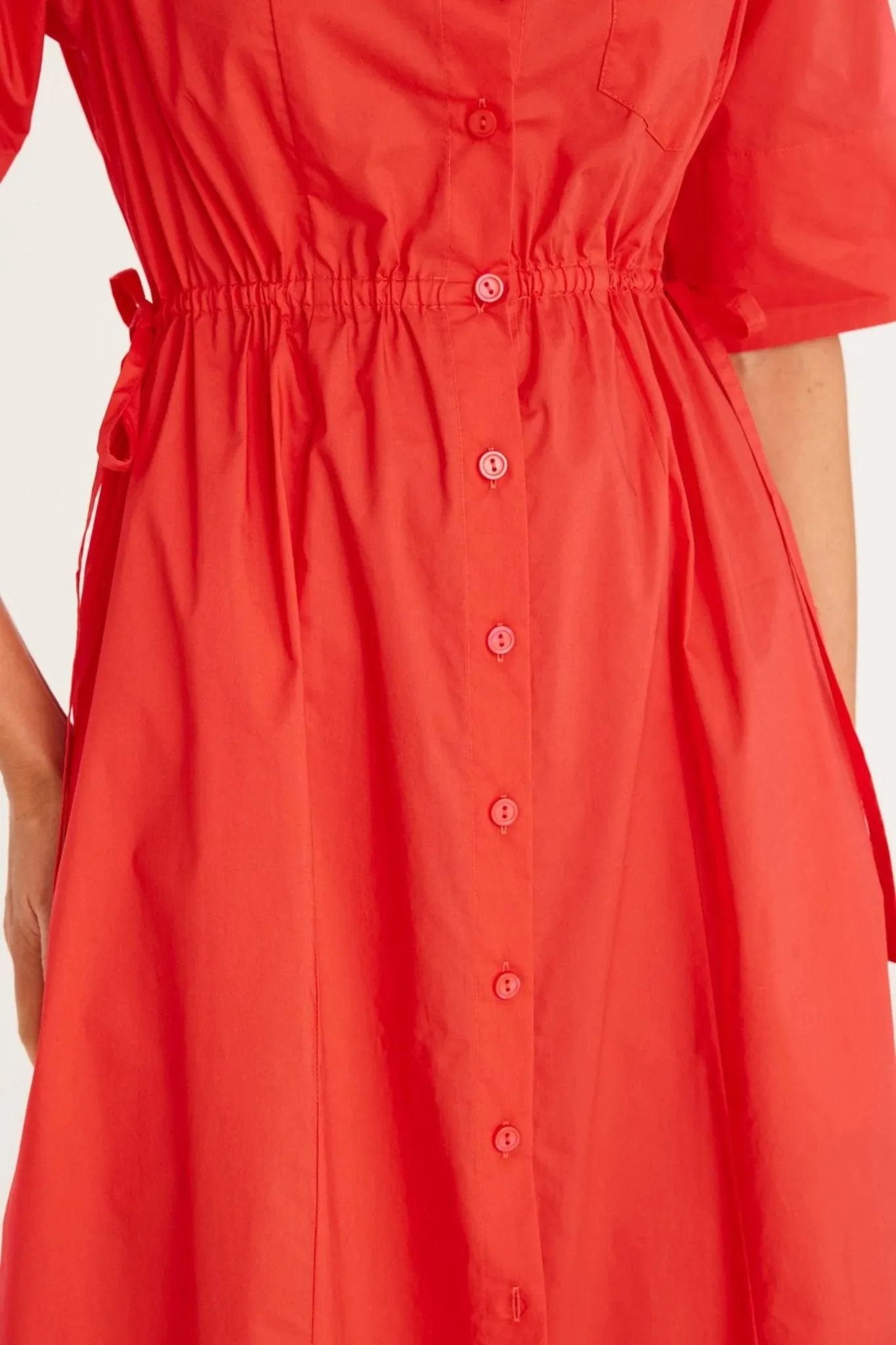 LUCY POPLIN SHIRT DRESS - CSS23329