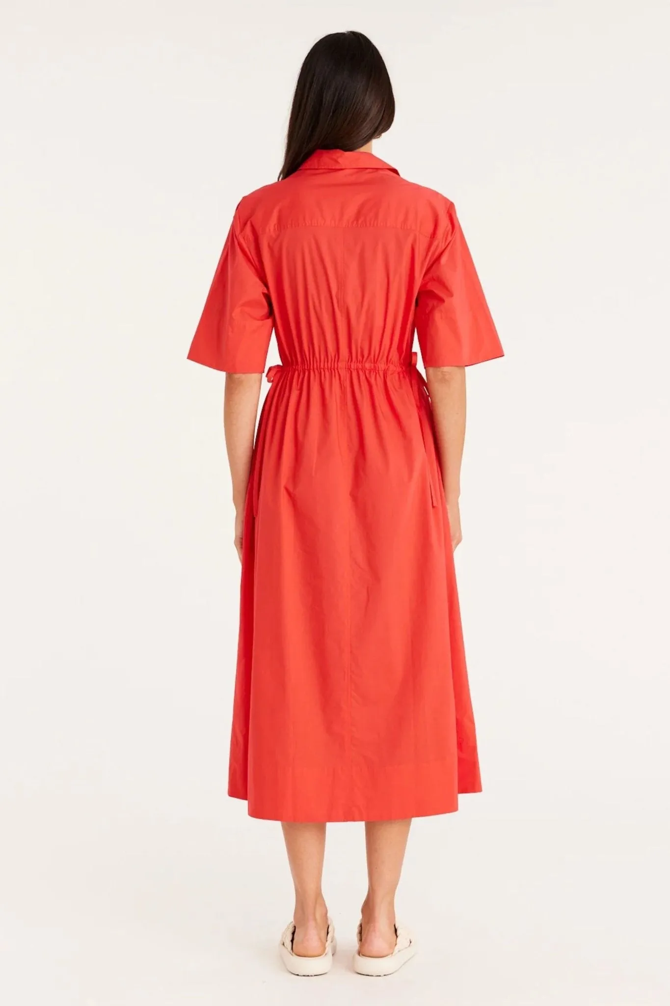 LUCY POPLIN SHIRT DRESS - CSS23329