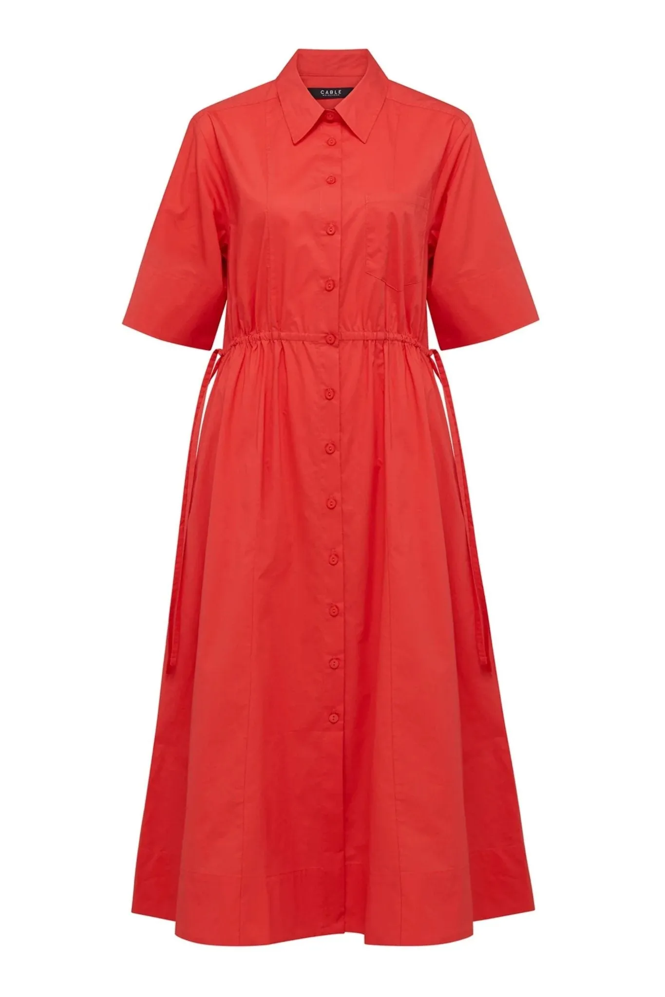 LUCY POPLIN SHIRT DRESS - CSS23329