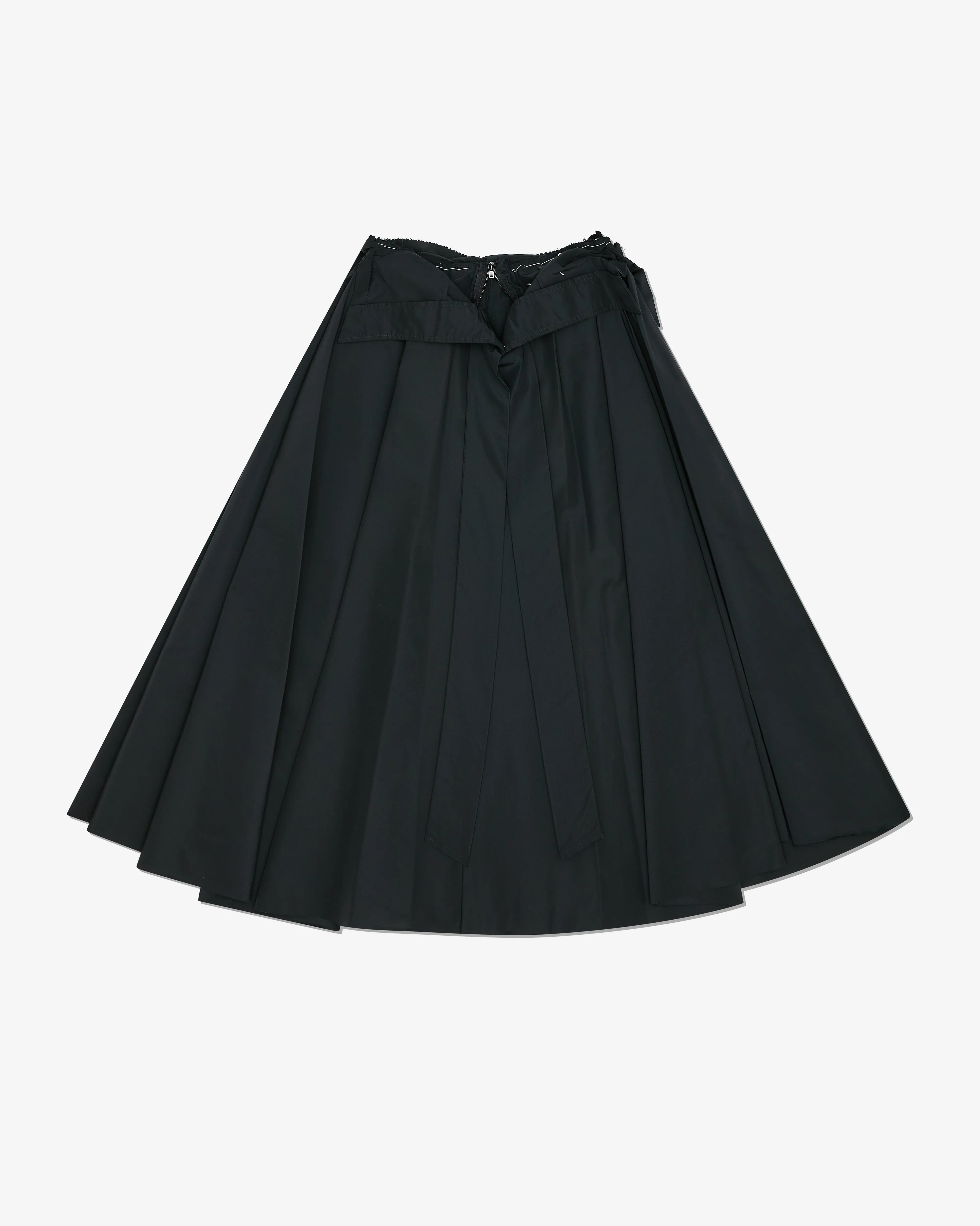 Maison Margiela - Women's Taffeta Midi Skirt - (Black)