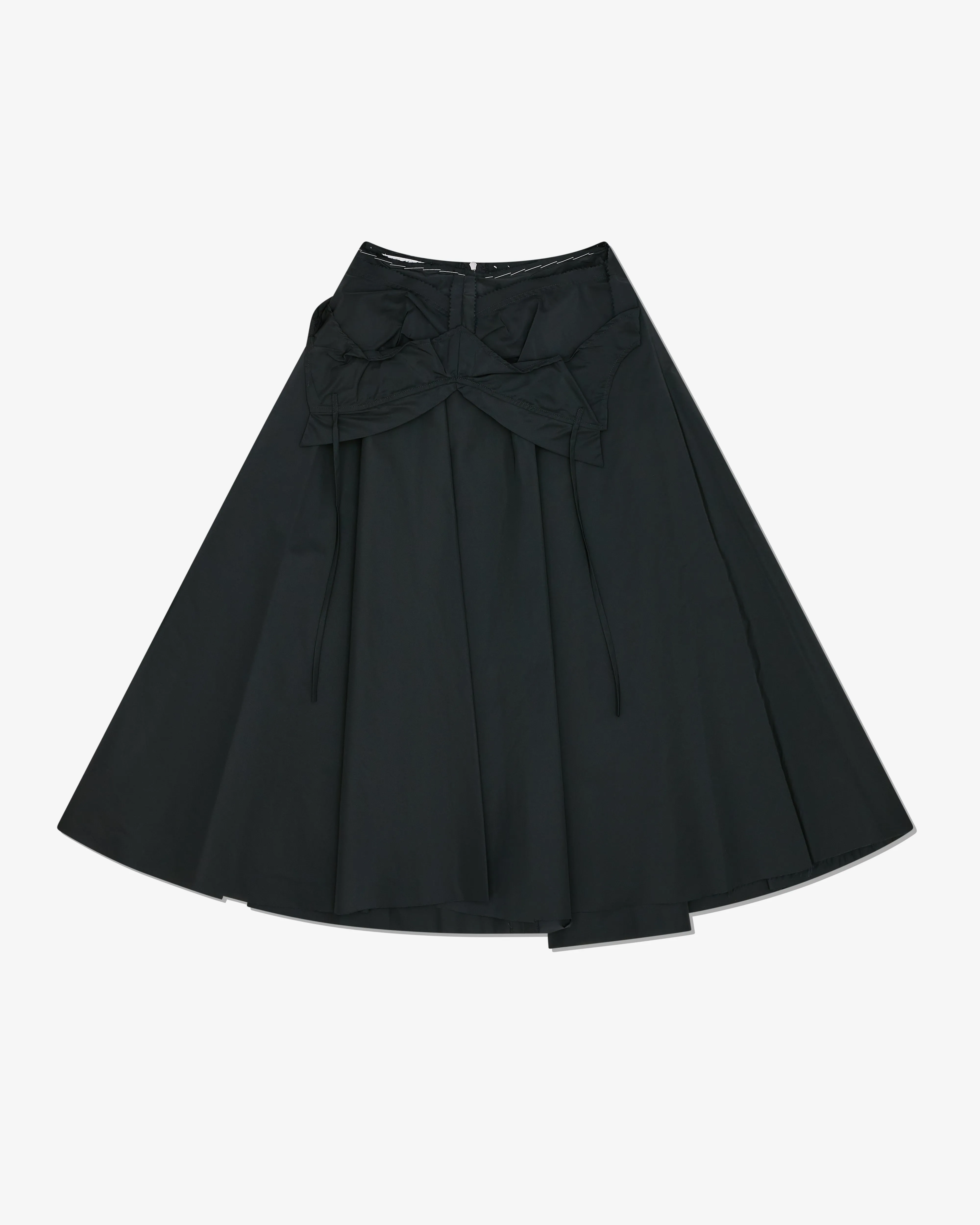 Maison Margiela - Women's Taffeta Midi Skirt - (Black)