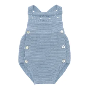 Martin Aranda Boys Blue Knit Overall