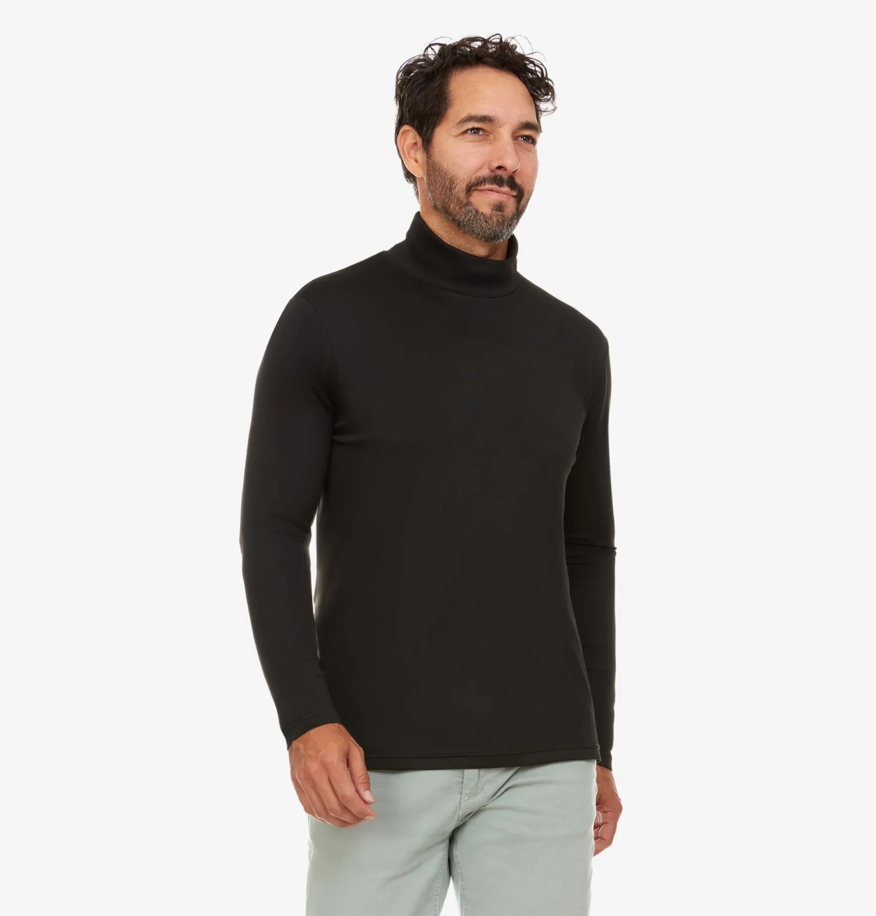 Men's Turtle Neck Thermal Top