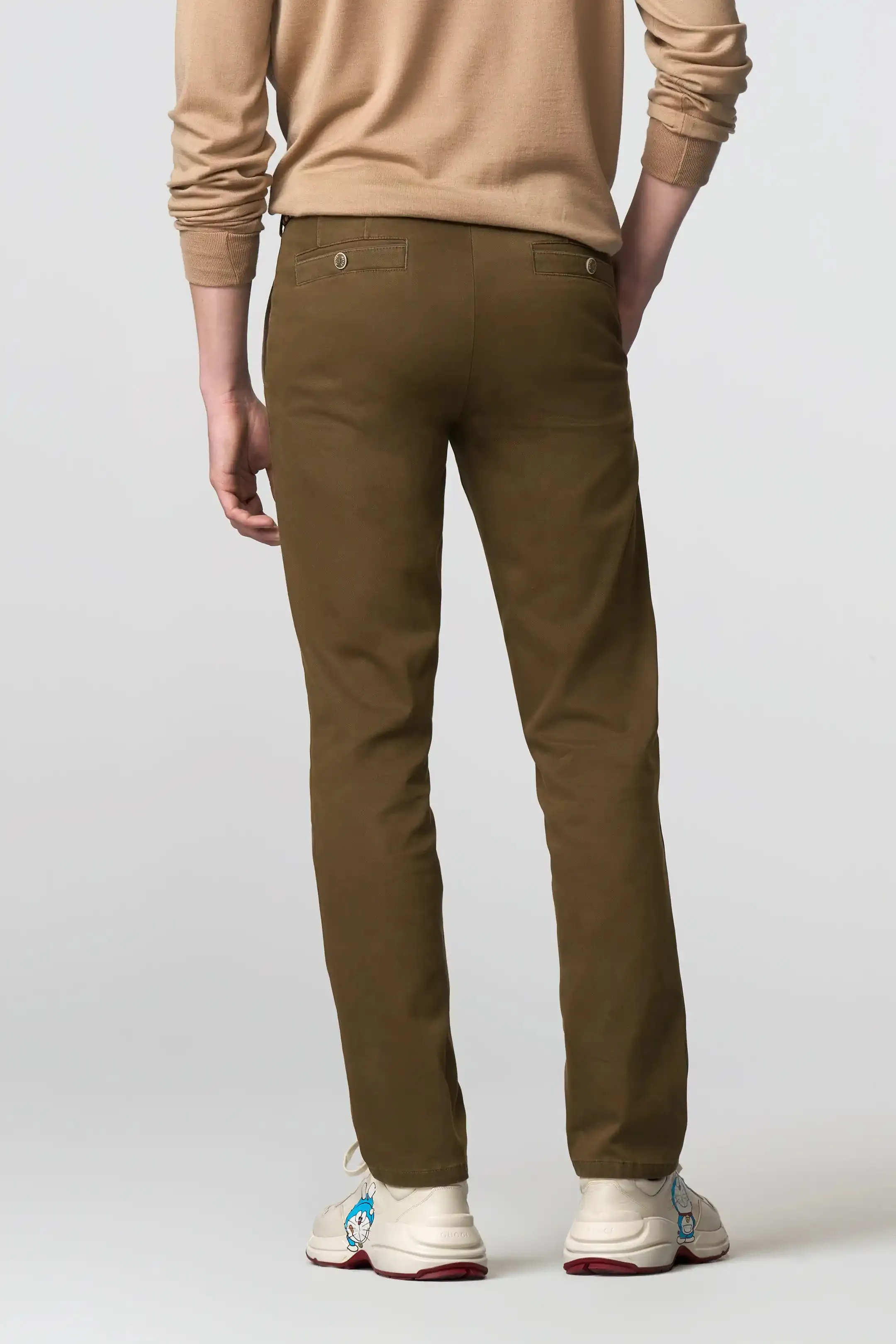 MEYER New York Trousers - 5617 Fine Texture Chinos - Caramel