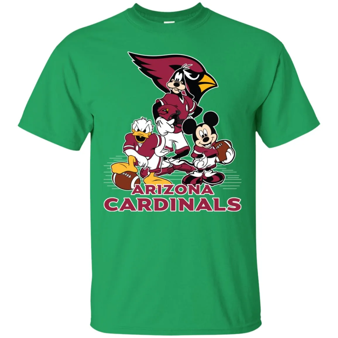 Mickey Mouse Arizona Cardinals American Football Nfl Sports Shirt